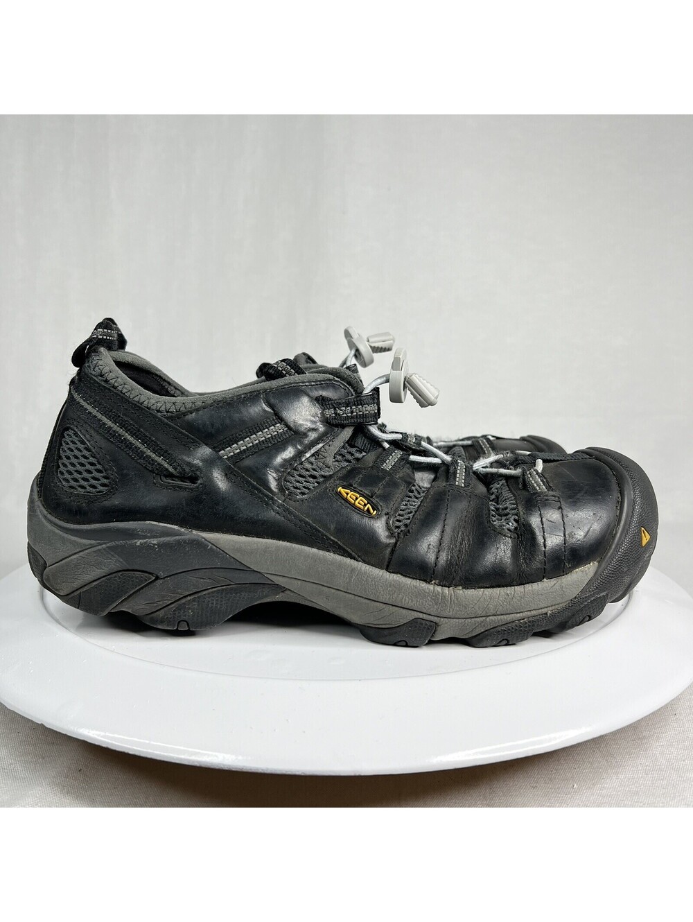 Keen Utility Atlanta Cool Steel Toe Shoes Hiking Safety Gray Men’s Sz 11 M